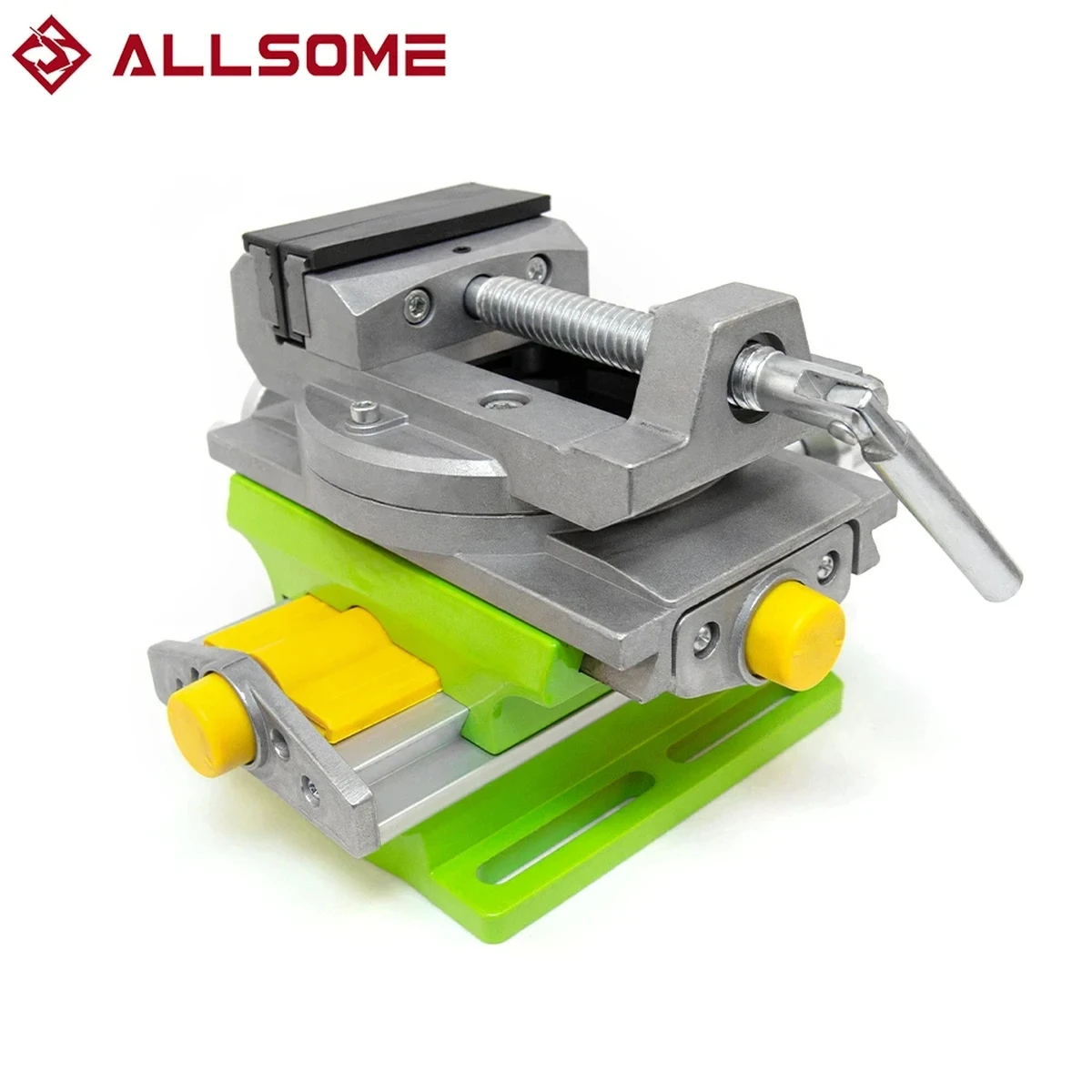 Étau 2 en 1 en aluminium ALLSOME avec table de travail rotative