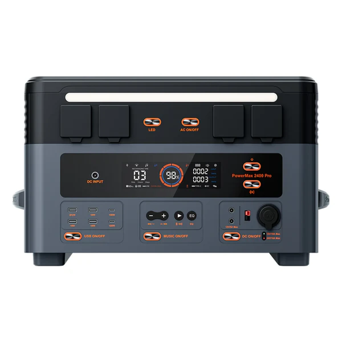 Oscal PowerMax 2400 Pro – 2016Wh tragbare Powerstation, 2400W