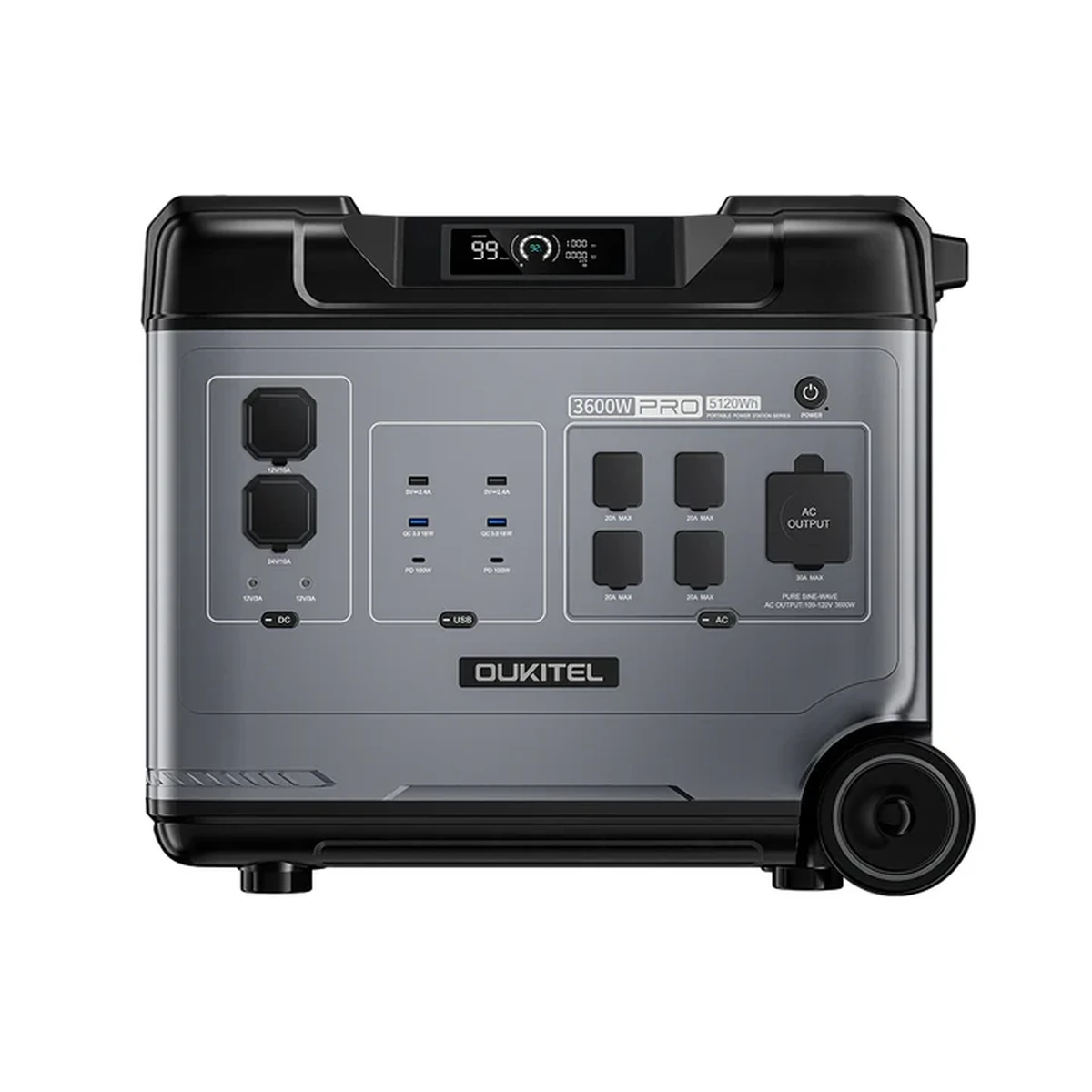 Oukitel P5000 Pro 5120Wh 3600W Station d’énergie portable