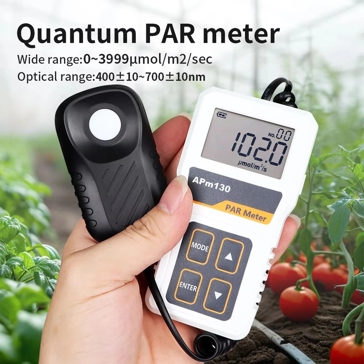 APM130 Luxmètre PAR numérique pour plantes & serre