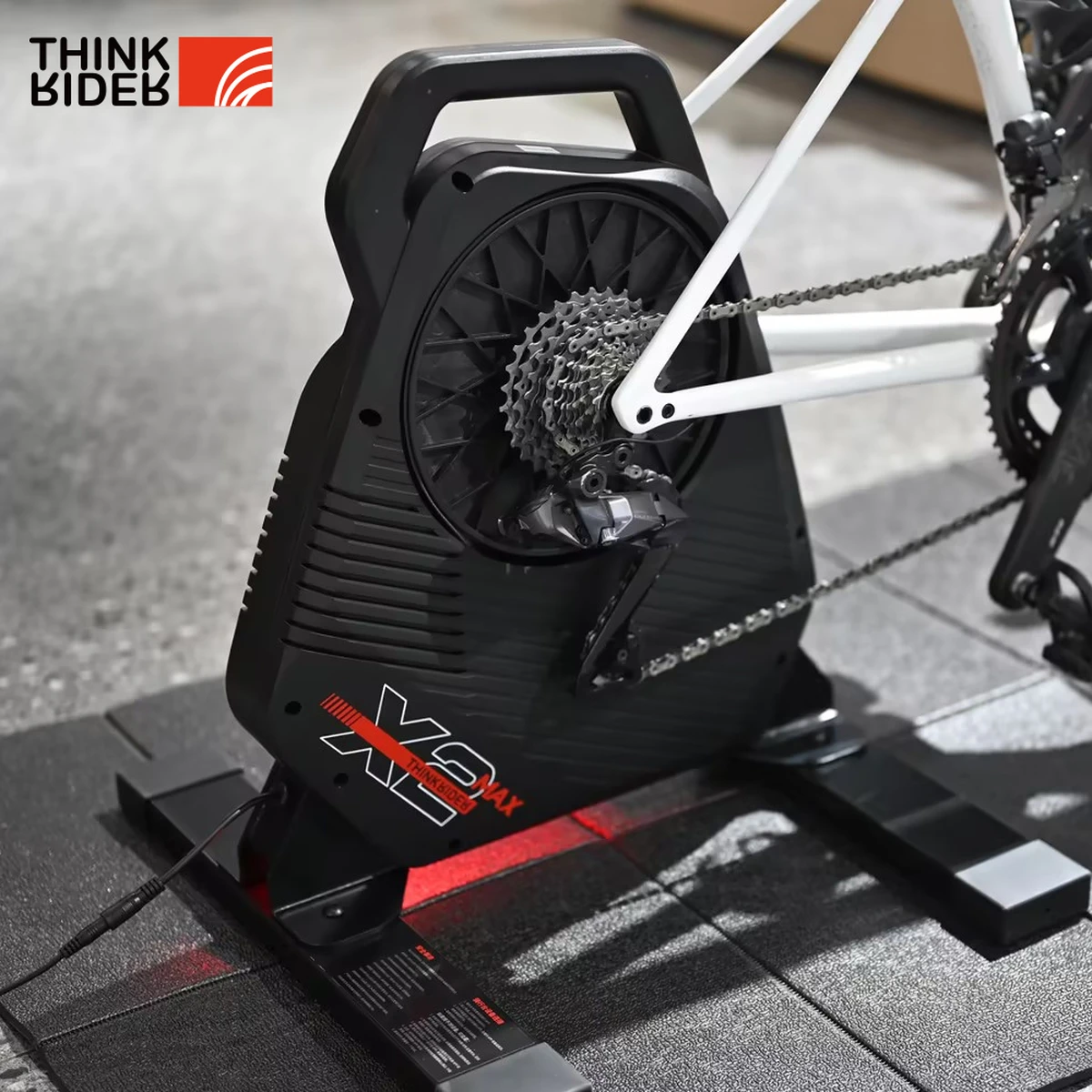 ThinkRider X2Max Smart Bike Trainer MTB Rennrad Heimtrainer Eingebauter Leistungsmesser Leistungsmesser Kompatibel
