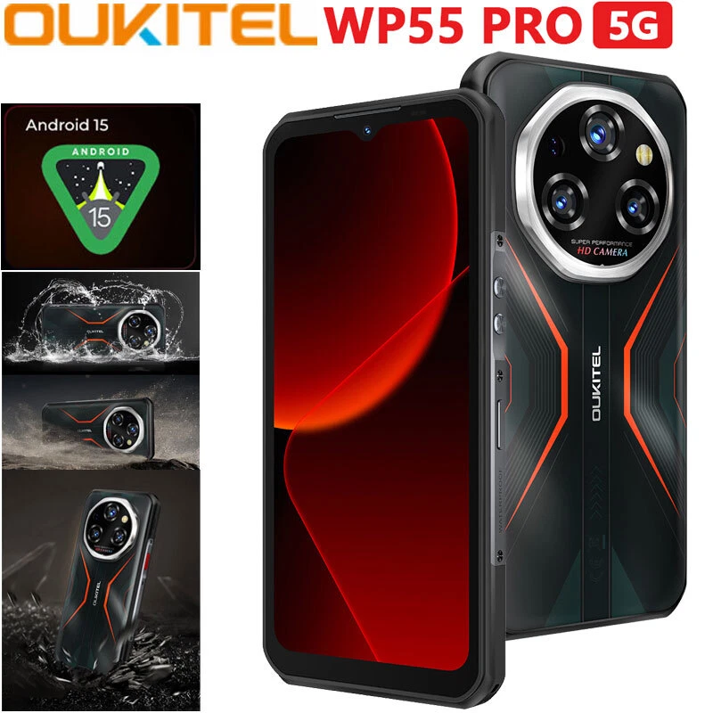 OUKITEL WP55 Pro 5G Smartphone robuste Android 15 48 Go + 512 Go