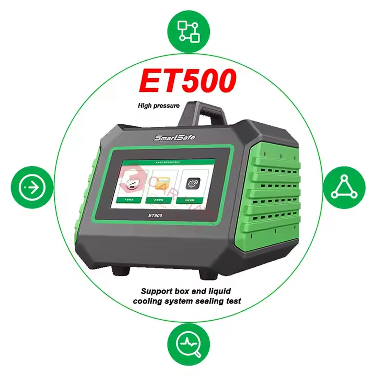 Testeur d'étanchéité de batterie Smart Safe ET500, compatible haute et basse tension, certifié CE