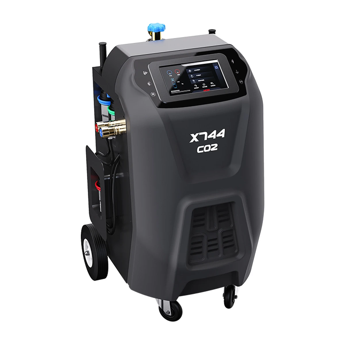 WONDERFU X744 R744 (CO₂), climatiseur entièrement automatique avec base de données et imprimante, compatible avec les véhicules essence et électriques