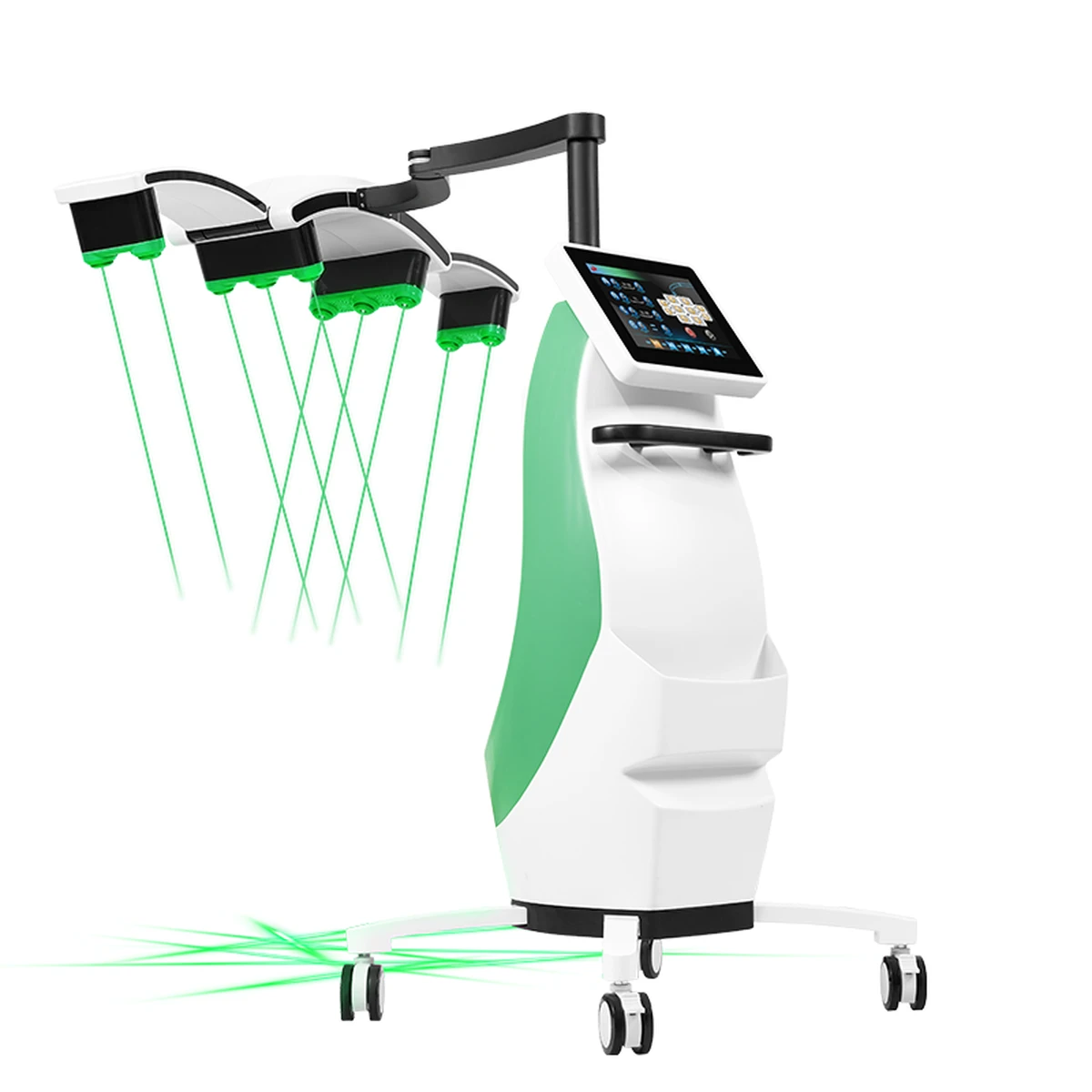 Machine de réduction de graisse à lumière verte et rouge 10D Laser 532 nm