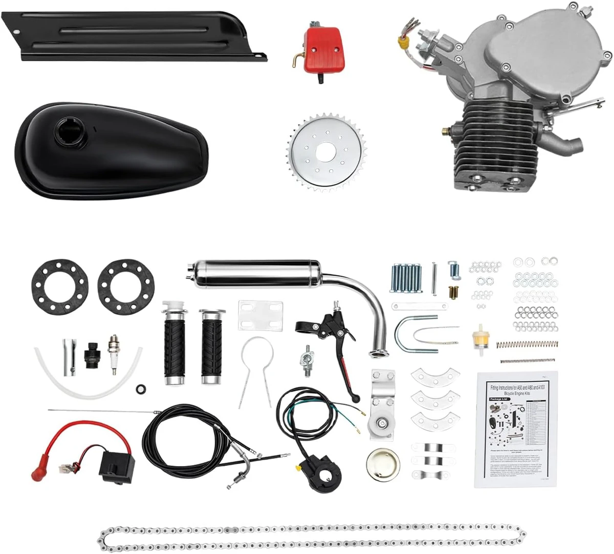 Kit de conversion pour vélo à essence 2 temps 100 cc