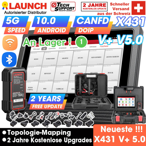 LAUNCH X431 PRO3 V+ V5.0 OBD2 EOBD Outil de diagnostic de l'appareil de diagnostic WiFi Bluetooth Android Outil d'analyse du scanner