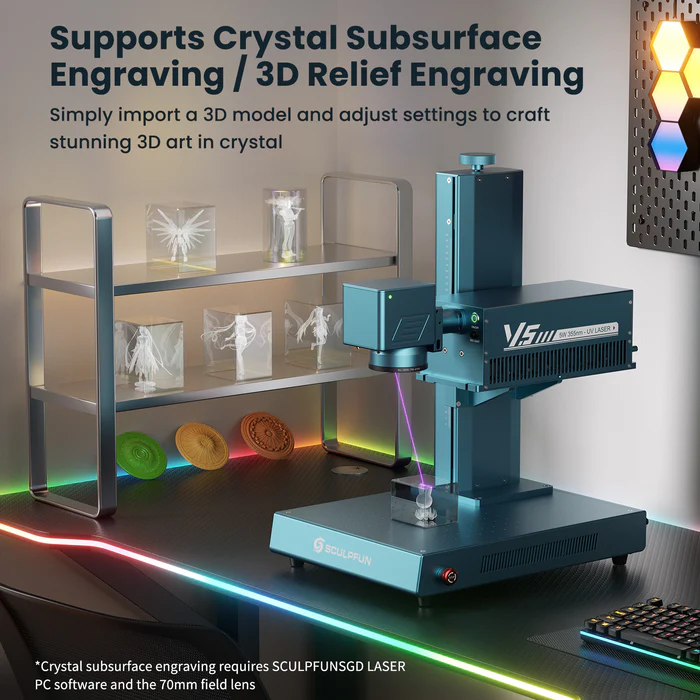 SCULPFUN V5 UV-Laser-Markiermaschine