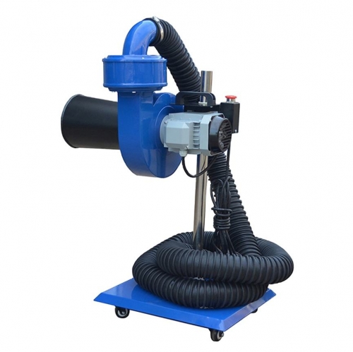 Système mobile d'extraction des gaz d'échappement pour garages, ateliers et machines de nettoyage personnalisées