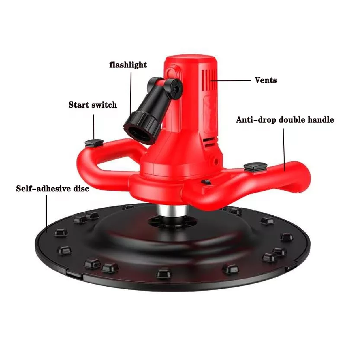 Lampe LED Broyeur industriel pour cloisons sèches Mur en béton et ciment Machine de plâtrage portable Machine de rendu