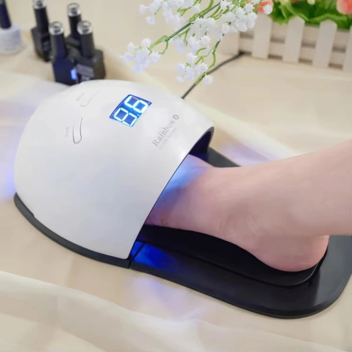 Lampe UV LED 48 W pour sèche-ongles haute performance, lampe UV pour vernis gel, lampe UV pour orteils et doigts