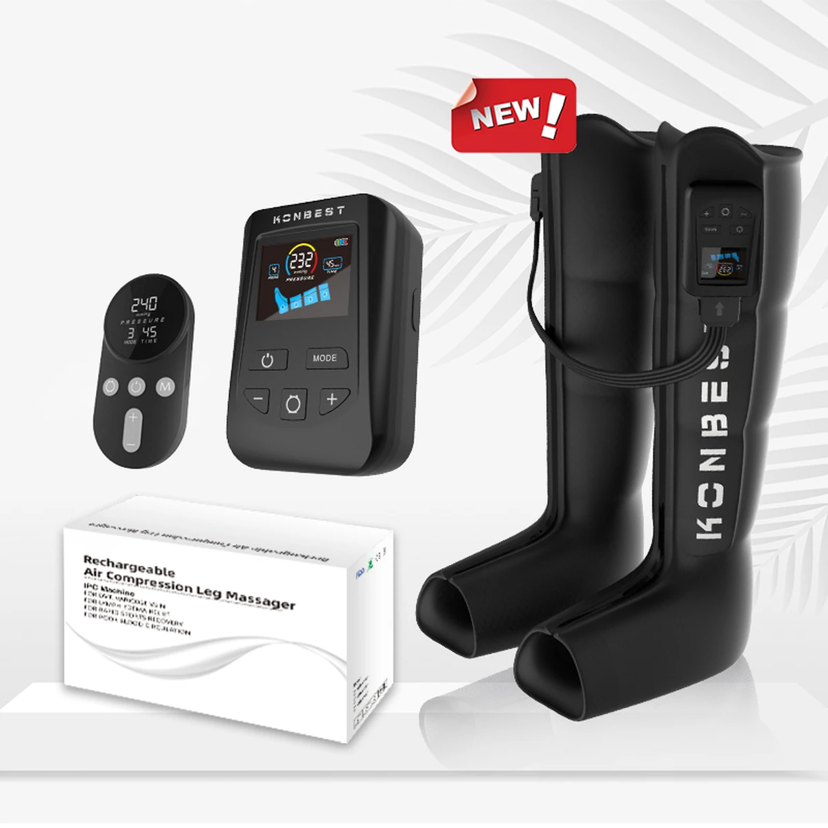 Luftkompressions-Wiederherstellung system Bein massage stiefel für Sportler Schmerz linderung