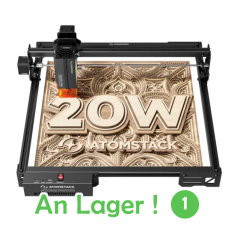 Atomstack A20 pro v2 Lasergravierer 20w hochpräzise 30000 mm/min Hoch geschwindigkeit gravur 