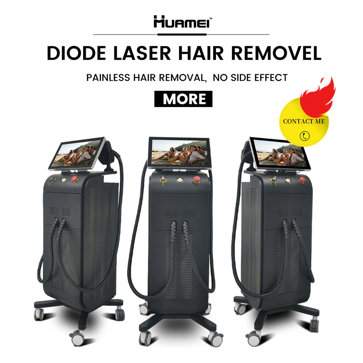 Laser picoseconde et YAG multifonctionnel pour le détatouage et l'épilation définitive – appareil laser à diode