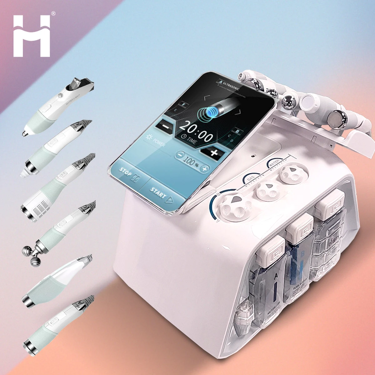 Appareil d'hydrodermabrasion Aqua Facial – Appareil professionnel d'hydradermabrasion pour les soins de la peau