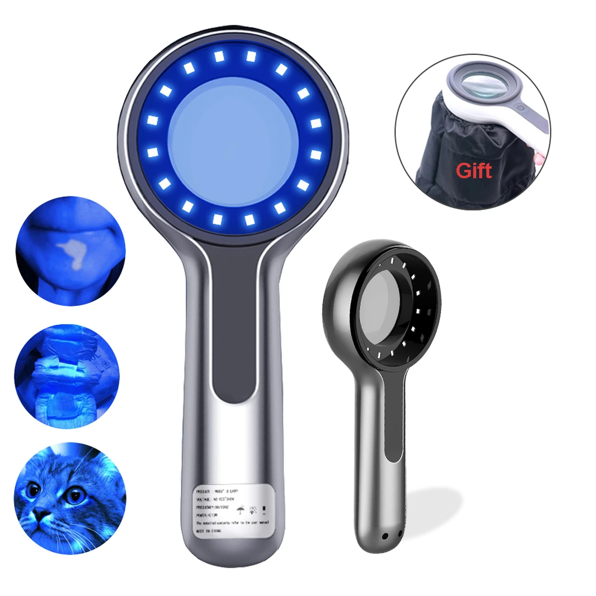Nouvel analyseur de peau à lampe en bois – Lampe UV pour le soin du visage et le diagnostic cutané