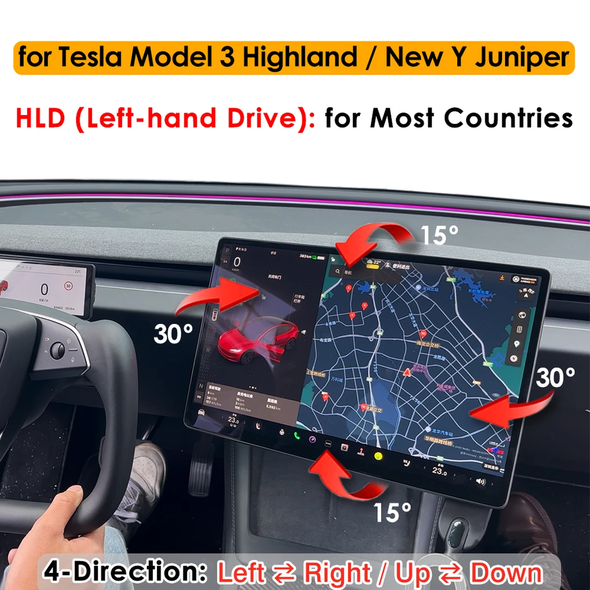 Neues Model Y/3, Linkslenker