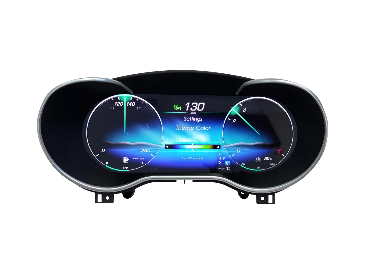 12.3 Inch Digital Dashboard Panel Car Virtual Cockpit Speedometer Instrument Panel for Mercedes Benz V-Klasse W447 2016-2019 NTG5.0 Built-in CarPlay