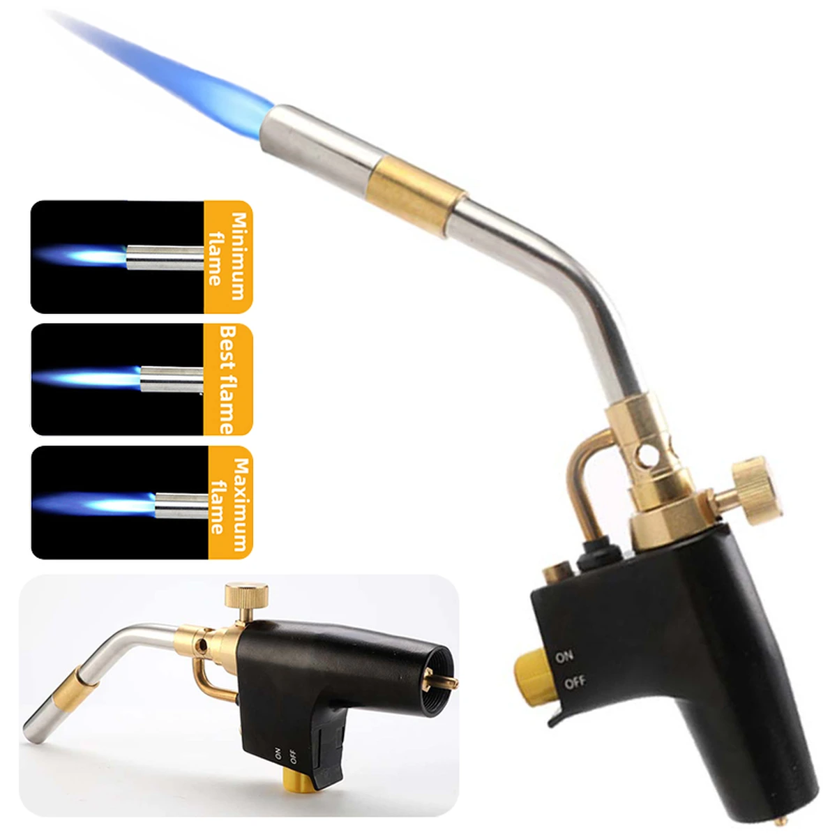 MAPP Propane Gas Welding Torch TS8000 – Professional Blowtorch for Soldering, Welding, Plumbing, Grilling & DIY Work