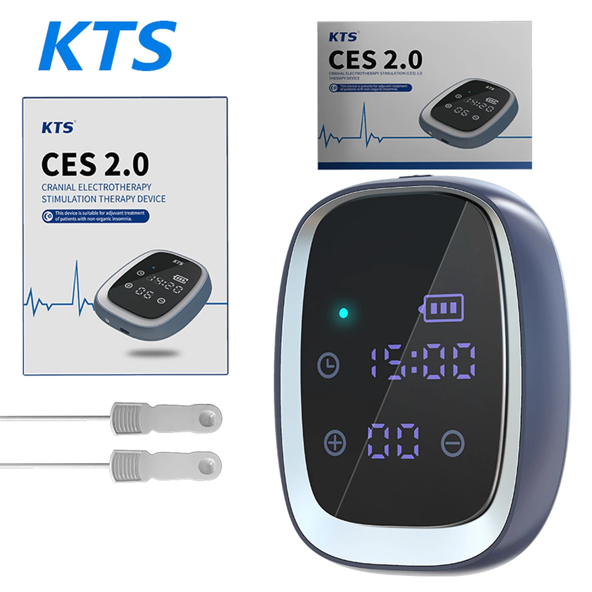 Dispositif d'aide au sommeil KTS, thérapie par stimulation CES, appareil portable 600 mAh, anxiété et dépression