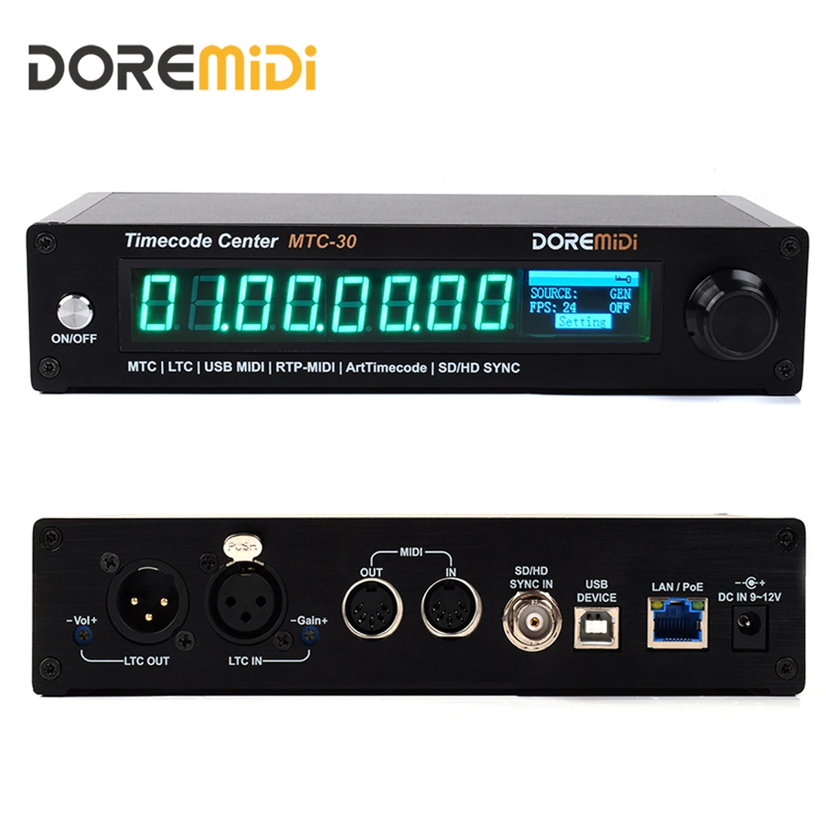 DOREMiDi Timecode Center MTC-30