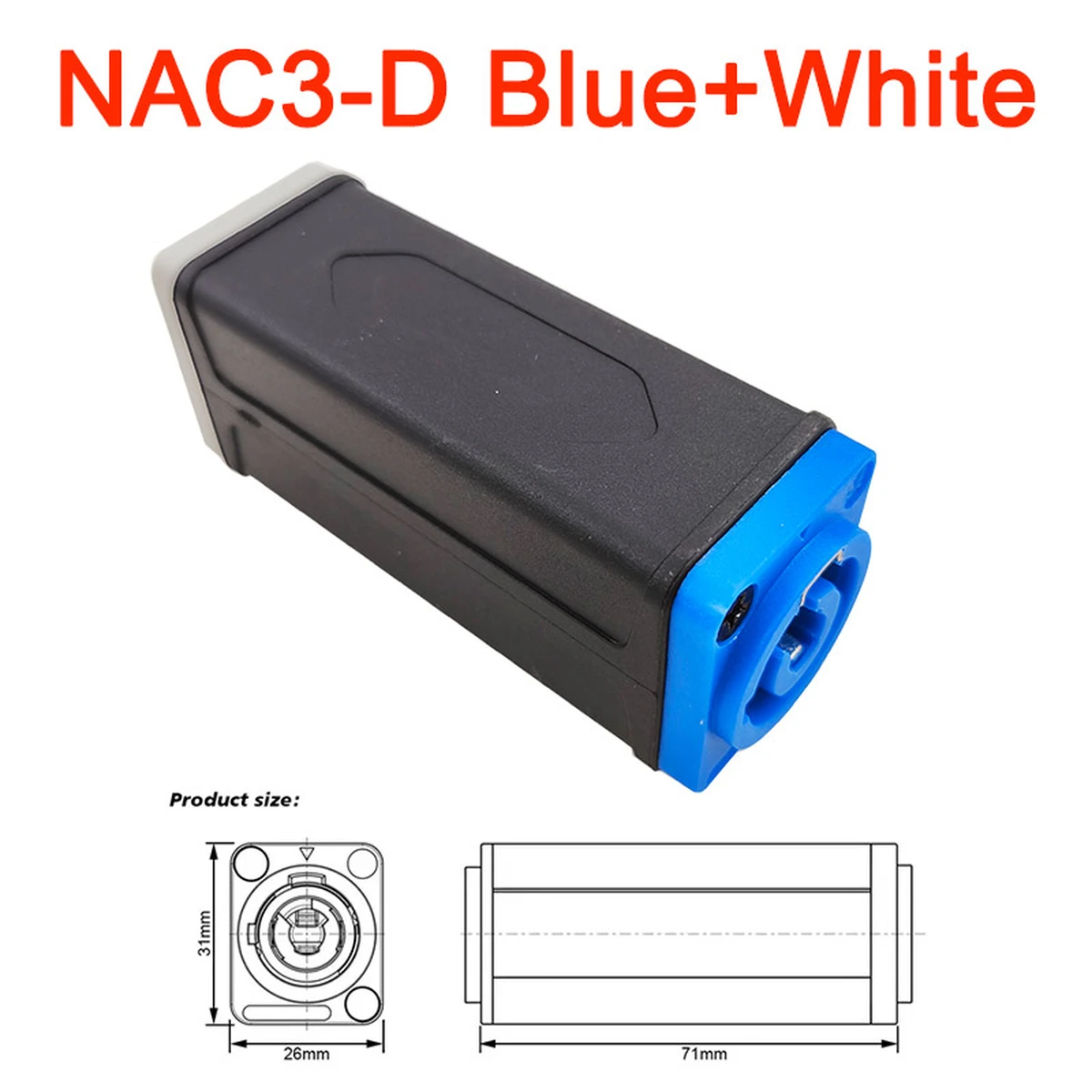 NAC3-D Bleu Blanc