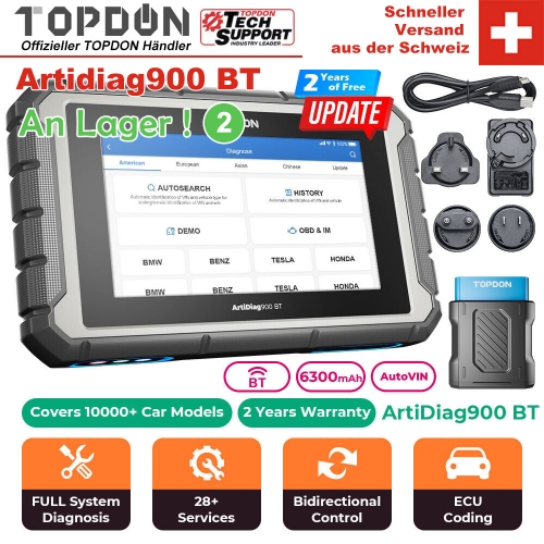 TOPDON ArtiDiag900 BT AD900BT OBD2 Scanner outil de Diagnostic