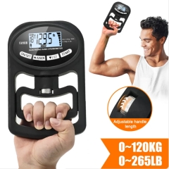 Grip strength tester, 265 lbs/120 kg, digital hand dynamometer, grip strength measuring device