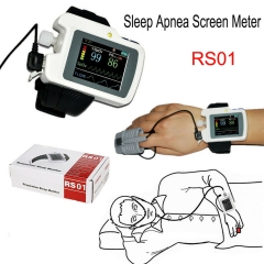 Moniteur d'apnée du sommeil RS01 avec mesure du débit nasal, de la SpO₂, du pouls et enregistrement