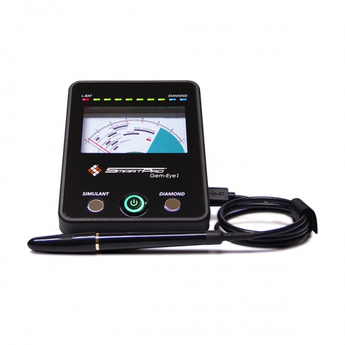 Testeur de gemmes Smartpro à étalonnage automatique GEMEYE-I - Machine de test de pierres précieuses de couleur - Simulateur de diamant