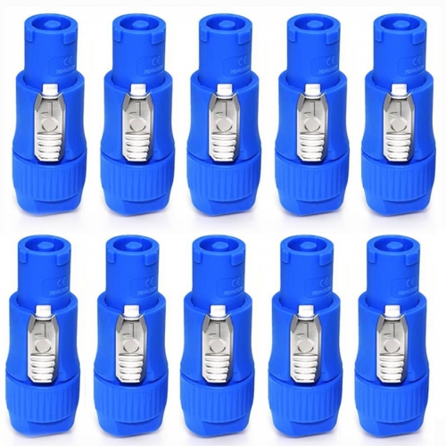 10 connecteurs XLR Powercon 3 broches 20 A, adaptateurs de prise NAC3FCA, NAC3MPA et NAC3FCB pour éclairage de scène