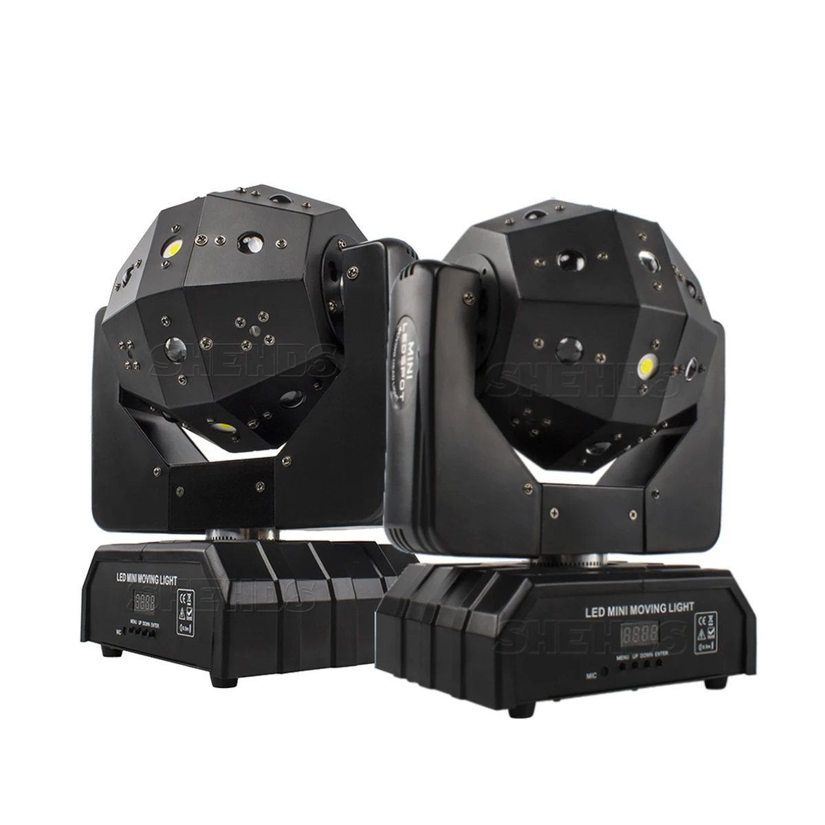 Projecteur à tête mobile RGBW 16 x 3W en forme de ballon de football avec DMX512 pour discothèque, DJ, mariage, spectacle, Noël