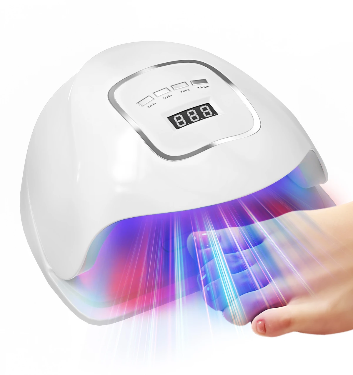 Appareil laser pour ongles des mains et des pieds – Réparation efficace des ongles abîmés et décolorés, 45 micro-aiguilles