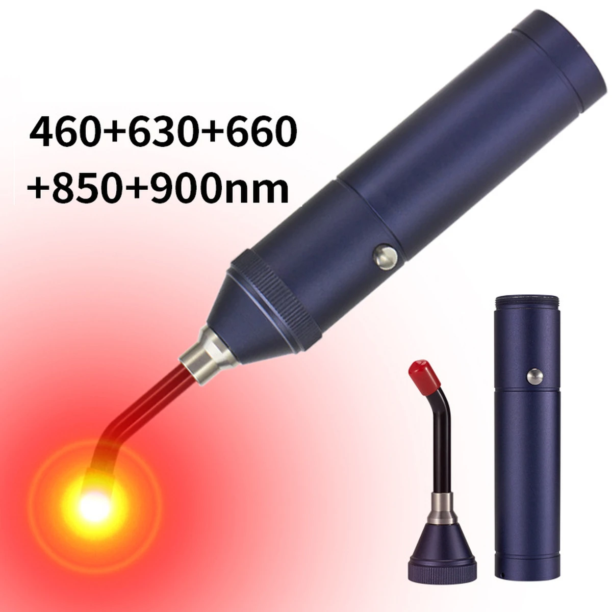 Appareil de thérapie infrarouge à lumière rouge, thérapie des lèvres, baguette de physiothérapie buccale détachable, soulagement de la douleur
