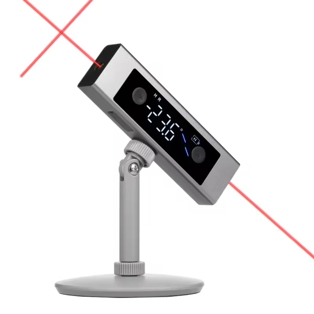 Niveau laser 2 en 1 de type C, règle d'angle laser double, rapporteur, inclinomètre numérique