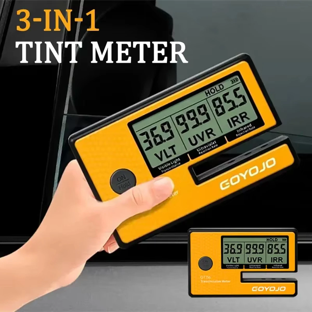 Teintemètre numérique de laboratoire pour films solaires, mesureur de transfert automatique 3 en 1, testeur de rejet UV/IR VLT