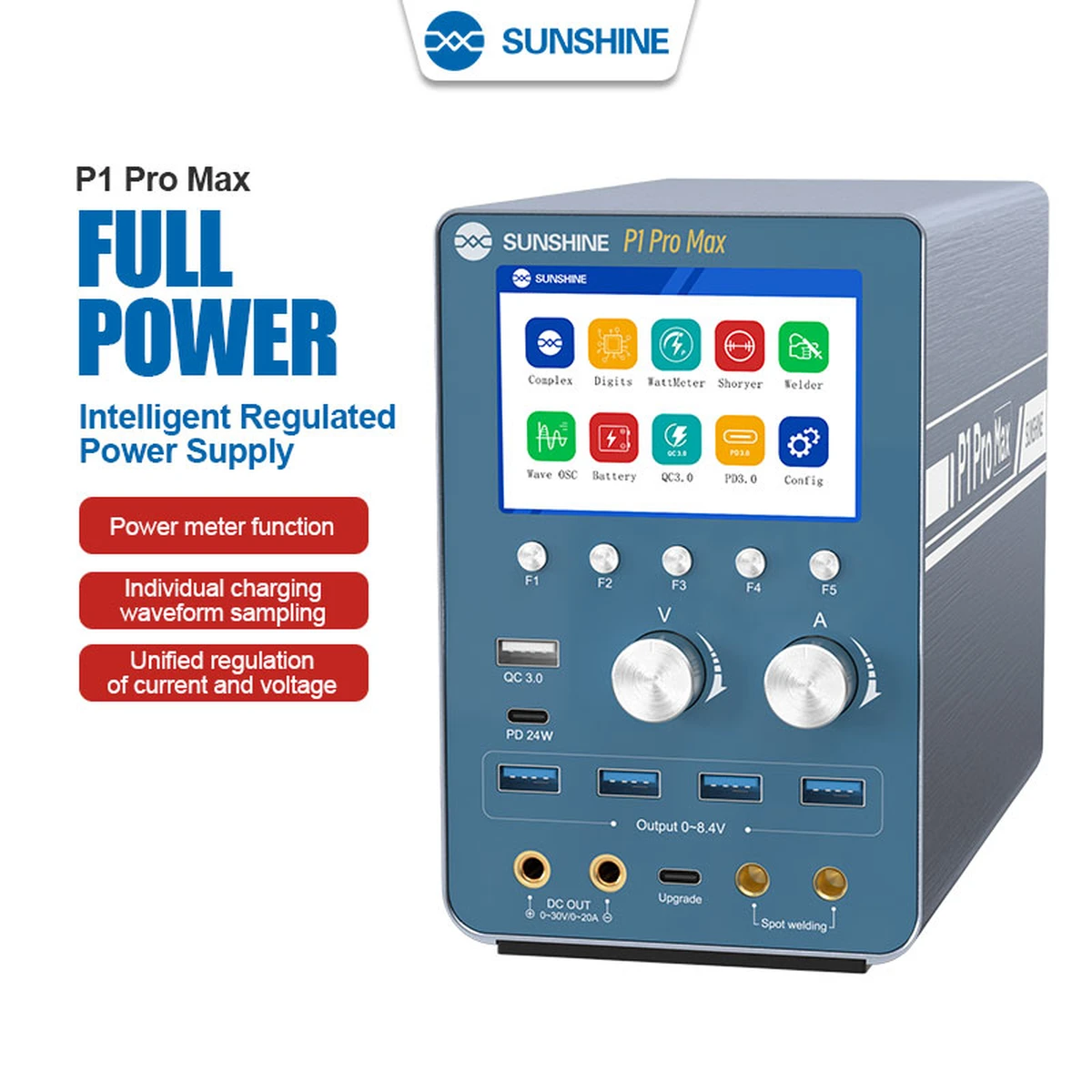 Alimentation régulée intelligente SUNSHINE P1 Pro MAX pour soudage par points