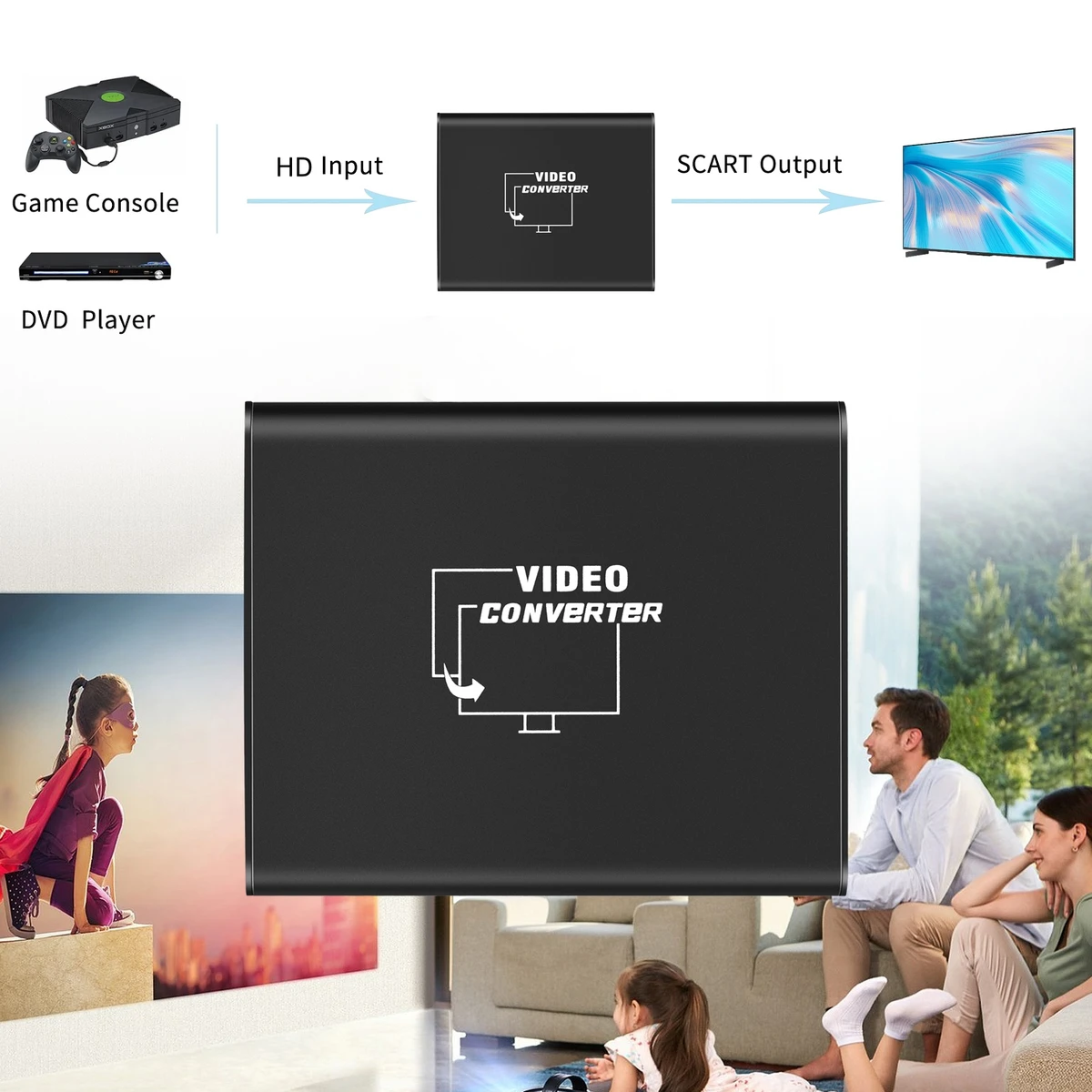 BK-C8 HDMI TO SCART Converter