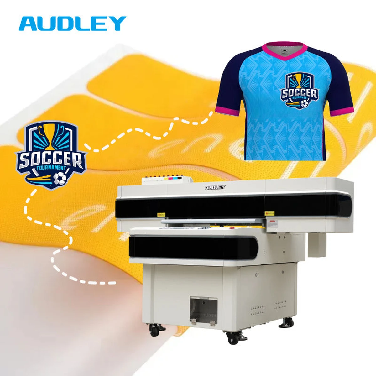 Imprimante UV AUDLEY UV 9060 - Imprimante de logos 3D avec circulation d'encre blanche