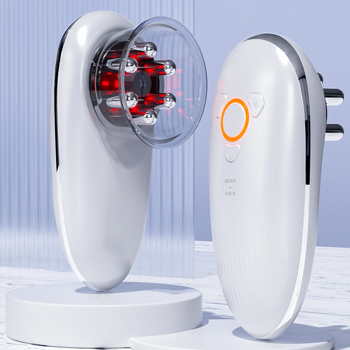 Facial and body shaping massage device, body cellulite facial machine, fat burner, shaping slimming device