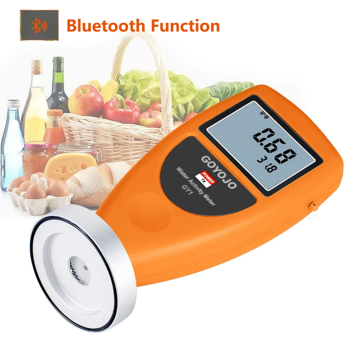 Digital water activity meter, food water activity tester, precision 0aw ~ 1.0aw for food, grains
