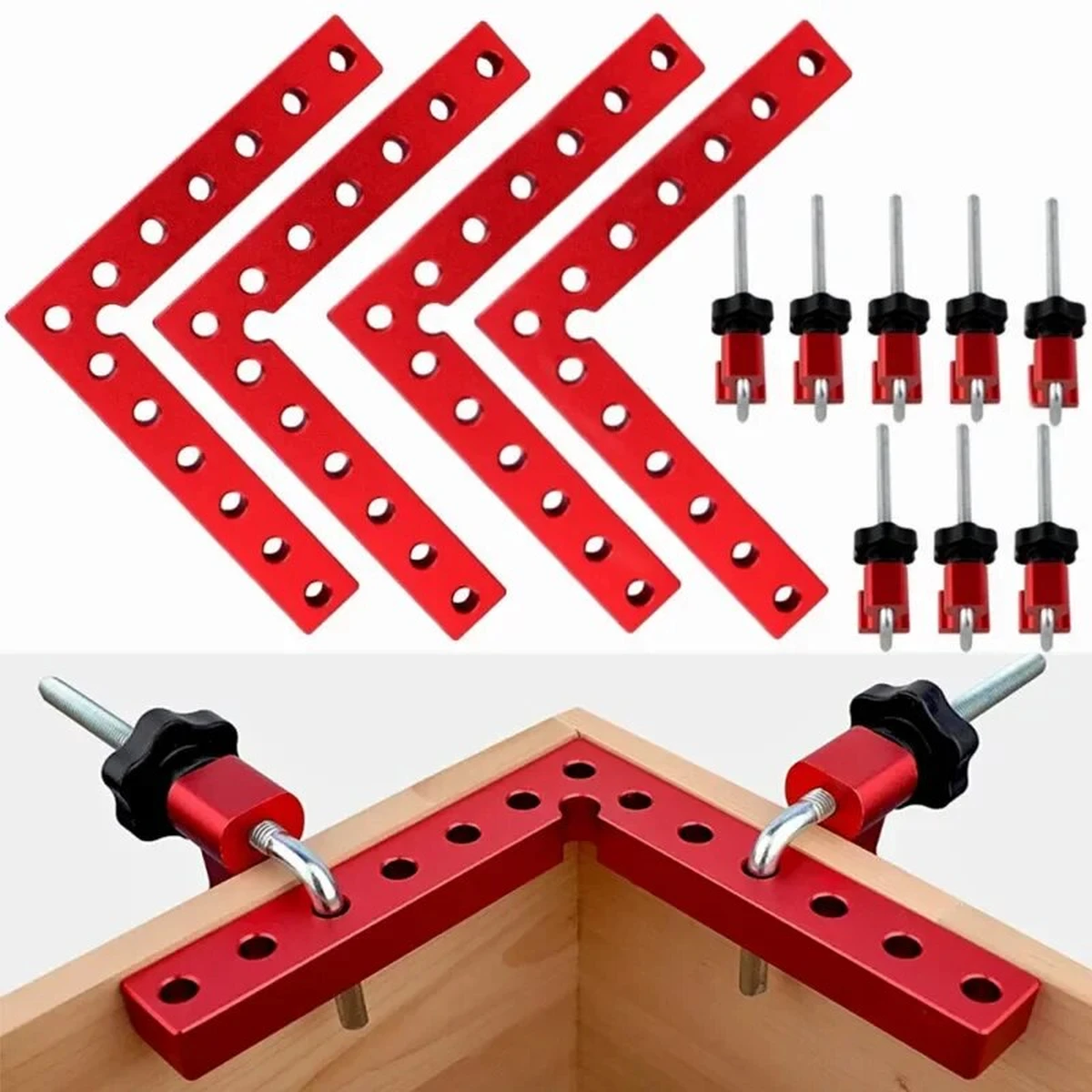 120/140/160 mm right-angle mounting clip, 90° L-shaped auxiliary device, positioning plate, mounting clip