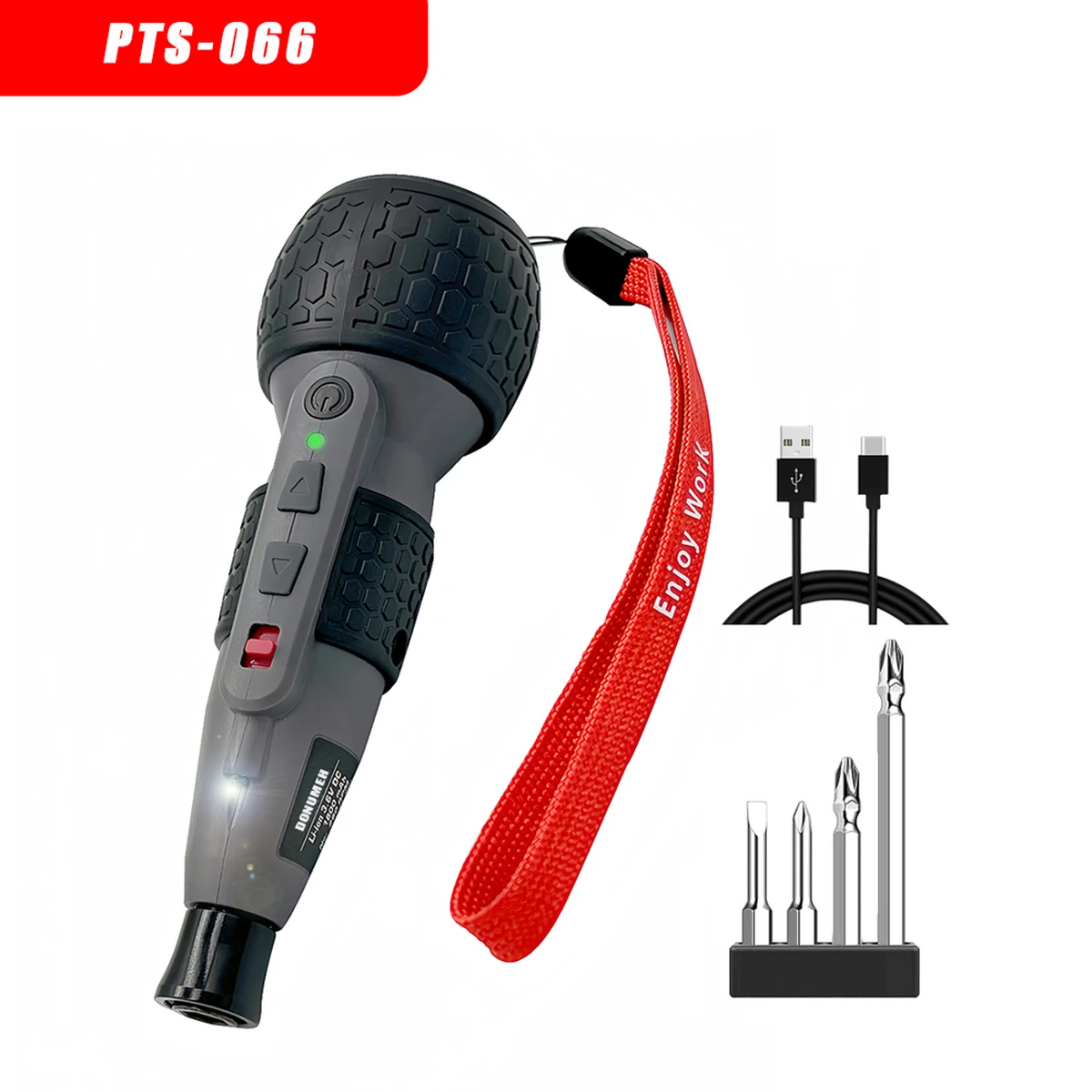 Cordless electric screwdriver, mini drill, 3.6V Li-ion battery