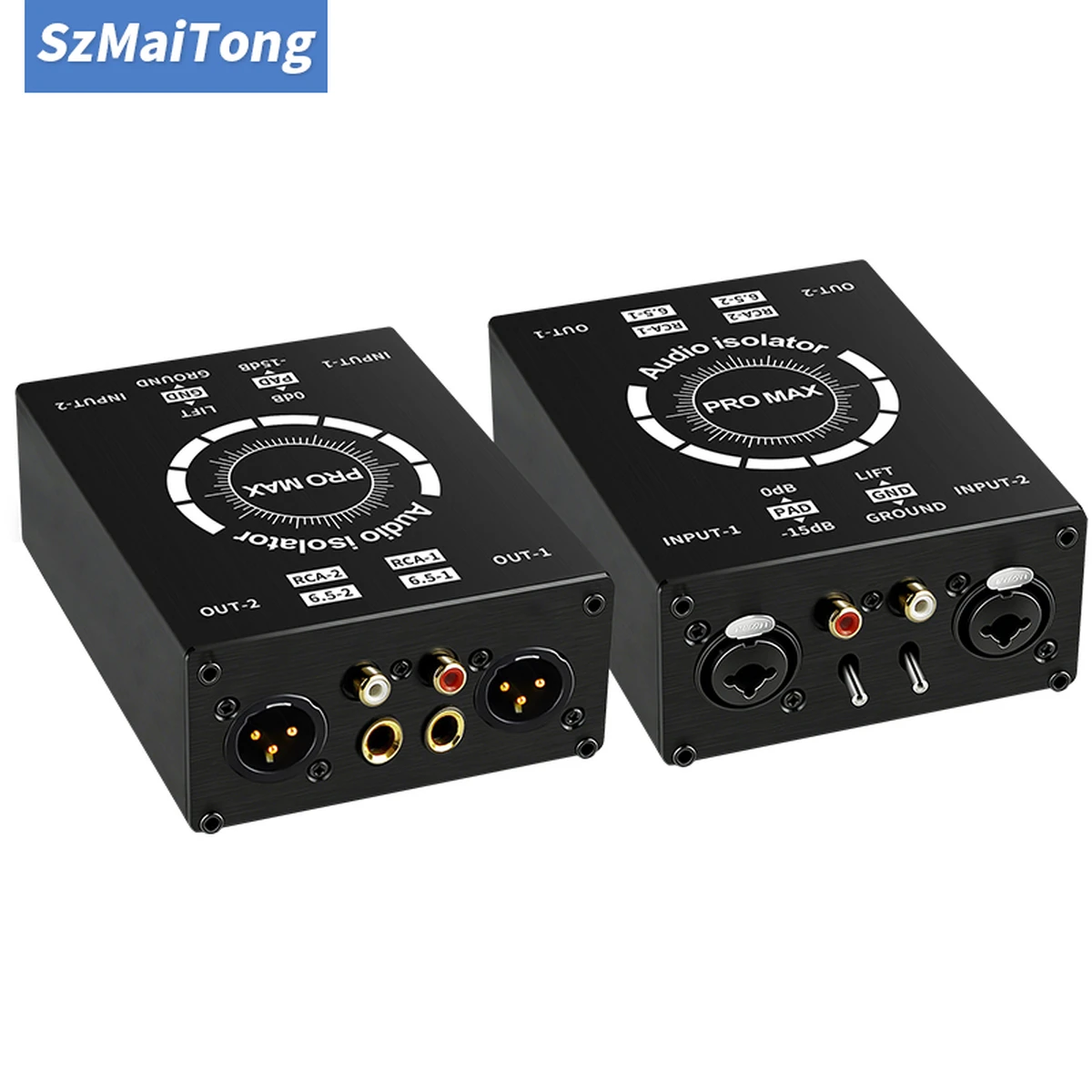 Isolateur audio bidirectionnel, éliminateur de bruit de courant audio, mélangeur d'isolateurs XLR 6,5 Lotus, transmission en direct