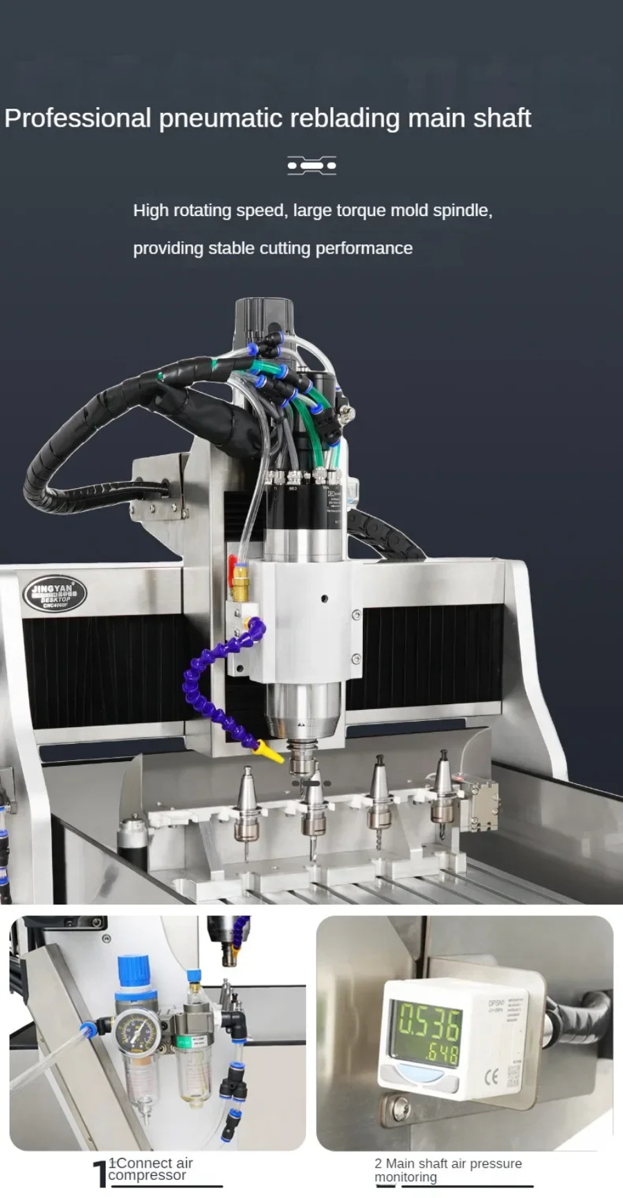 Metall-Graviermaschine