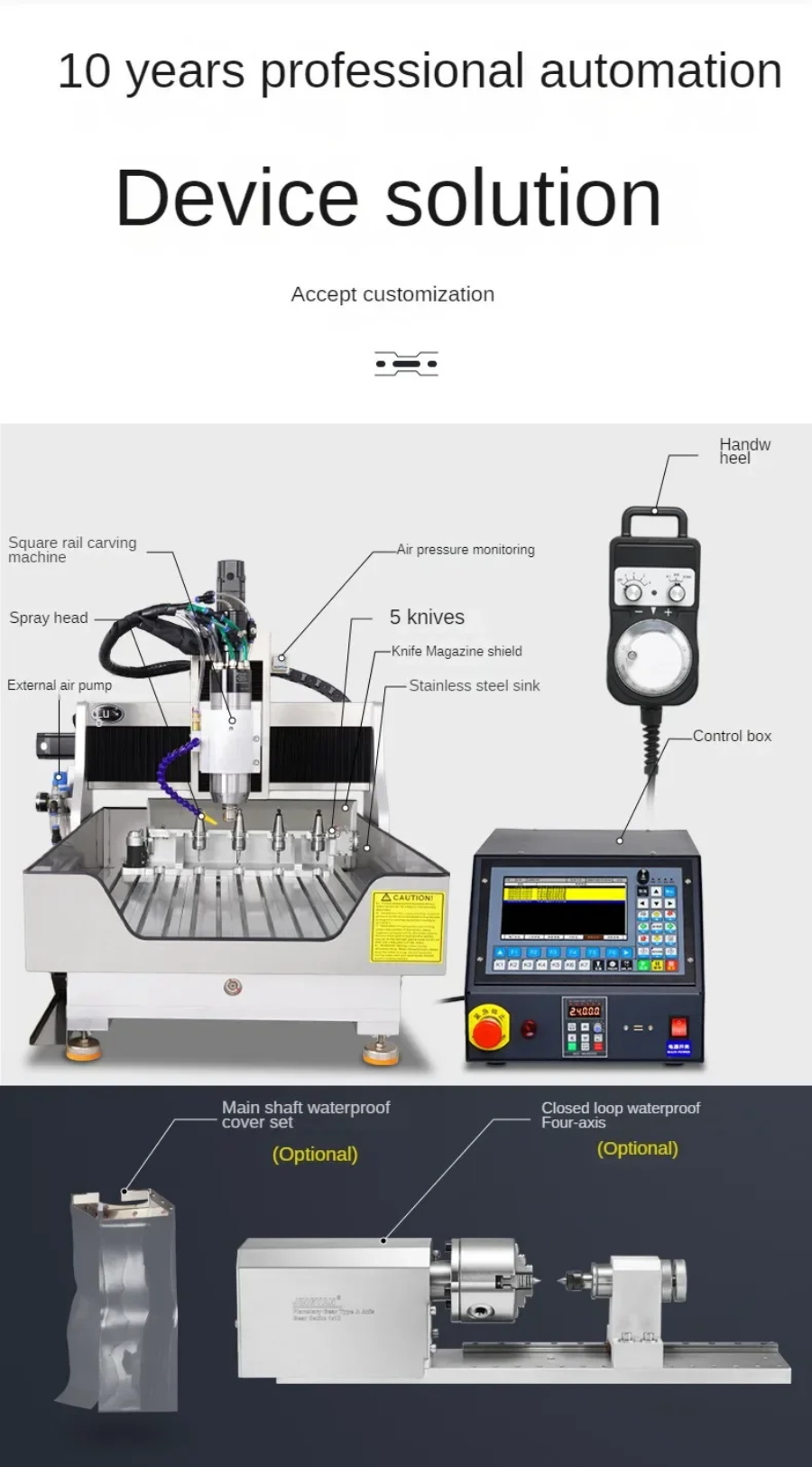 Metall-Graviermaschine