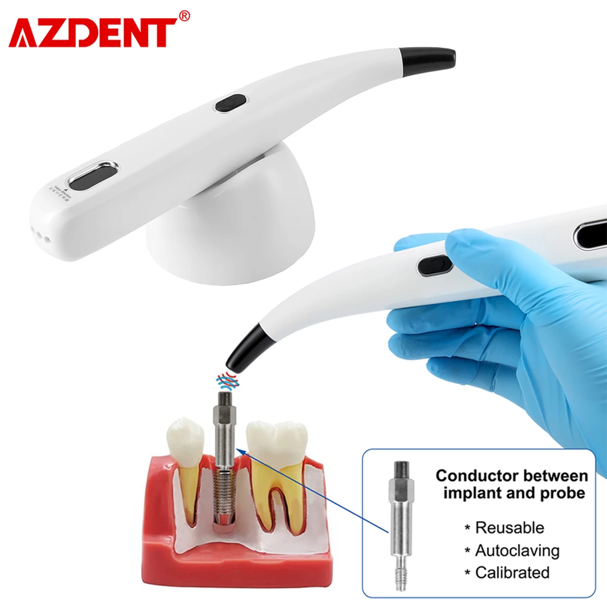 Dental Implant Stability Measurement Tester Implant Osseointegration Monitor Measuring Implants Dentistry Tools
