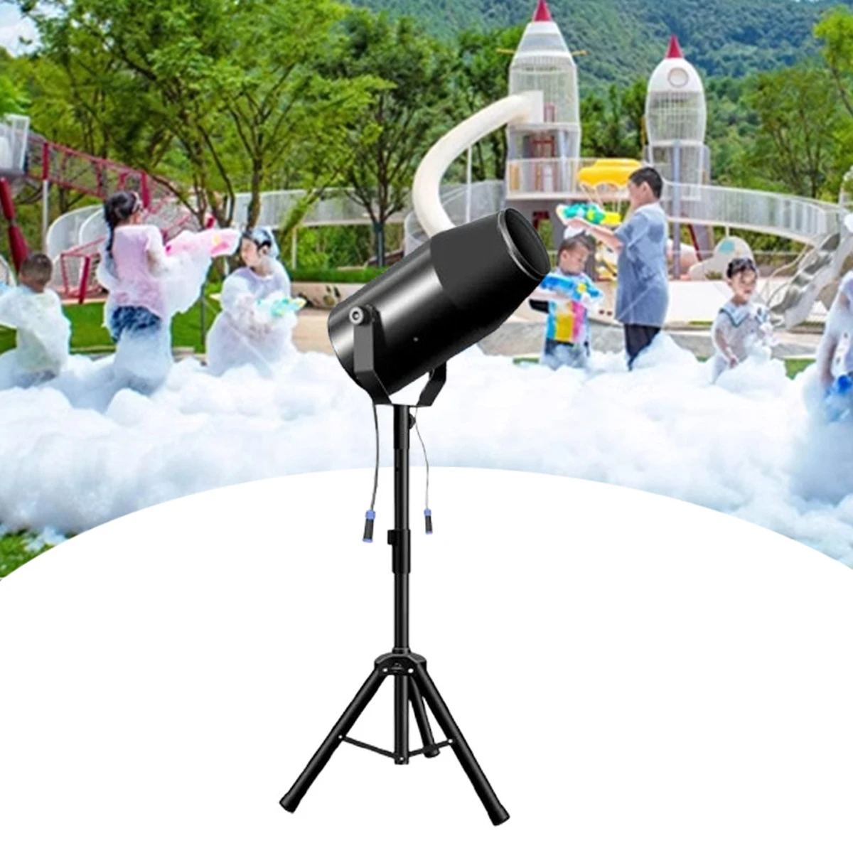 Petite machine à mousse, canon à bulles, souffleur et pulvérisateur pour piscines extérieures et parcs aquatiques pour enfants
