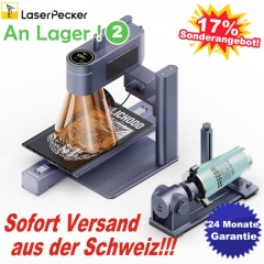 LaserPecker 4 Deluxe Machine de Gravure Laser Double Faisceau avec Extensions Rotative et Coulissante