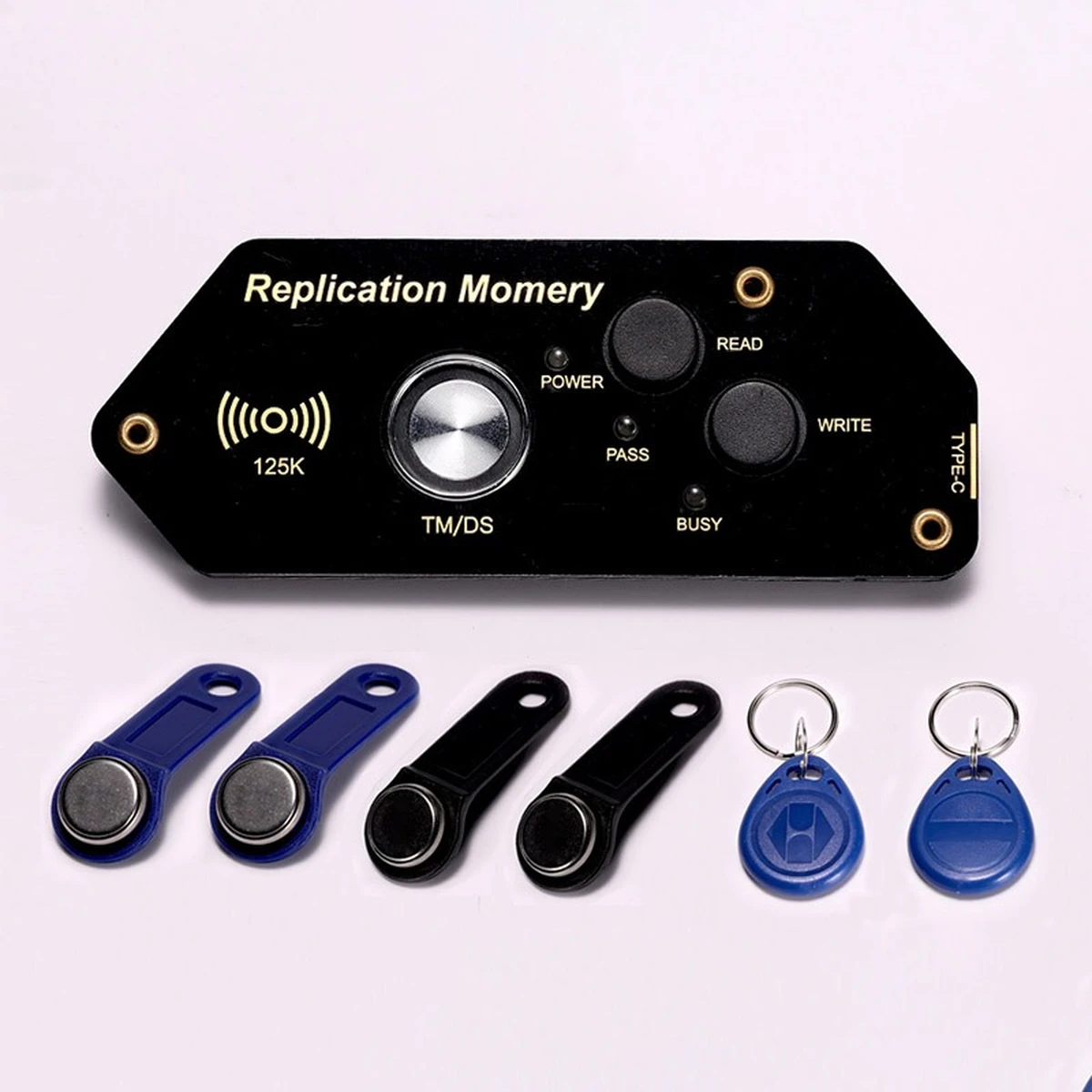 Duplicateur RFID RW2000 TM, copieur et boutons de mémoire tactiles RW1990, TM1990, copie IButton, 125 kHz, T5577, EM4305, cartes à puce